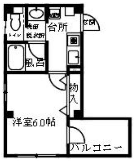 レジデンス リーベ(1K/3階)の間取り写真
