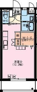 恒久南Tマンション(ワンルーム/2階)の間取り写真