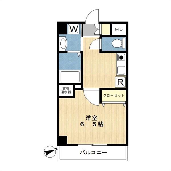 モン セードル(1K/3階)の間取り写真