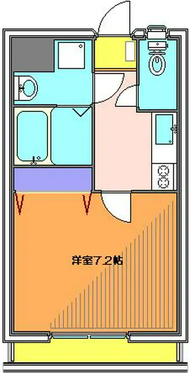 ヴェルデ三軒茶屋 2階階 間取り