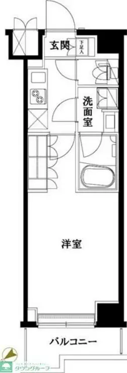 ルーブル五反野弐番館 3階階 間取り