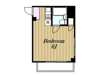 ジュネパレス相模原第21(ワンルーム/3階)の間取り写真