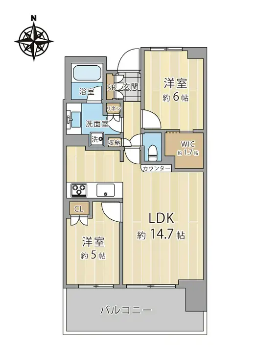 BELISTA高井戸駅前 3階階 間取り