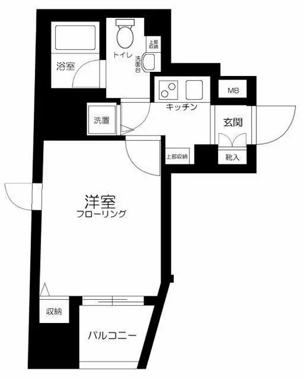 パレステュディオ六本木 2階階 間取り