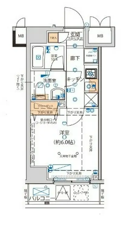 ライジングプレイス綾瀬二番館 2階階 間取り