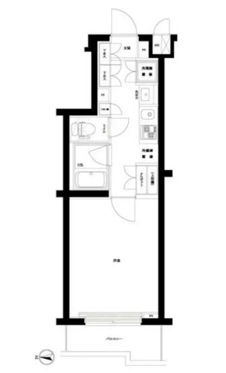 ルーブル新宿西落合八番館 3階階 間取り