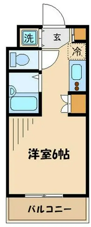 ルーブル芦花公園 3階階 間取り