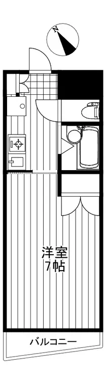 S.FLATS 3階階 間取り