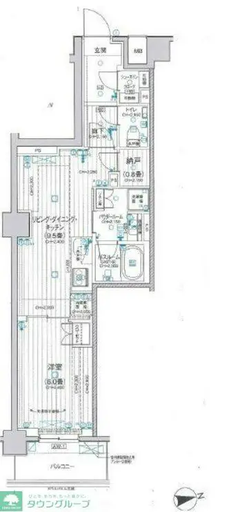 パレステージ文京江戸川橋 5階階 間取り