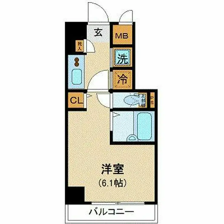 ドルチェ東京・八重洲通り 1階階 間取り
