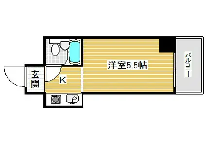 ネオダイキョー神戸元町(1K/12階)の間取り写真