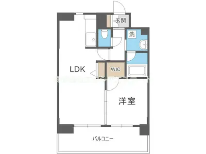 TOMODOAL北梅田(1LDK/5階)の間取り写真