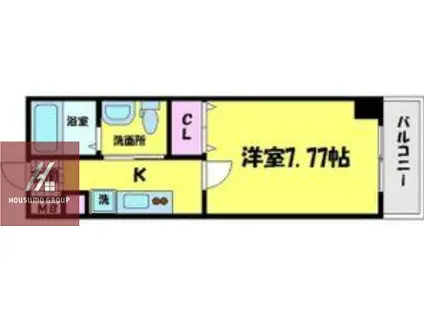 ウインズコート城東中央(1K/5階)の間取り写真