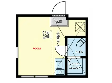 マーサプティ上星川(ワンルーム/1階)の間取り写真
