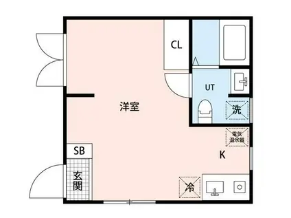 プルメリア荻窪(1K/3階)の間取り写真