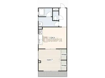 イノセントカワグチ(1LDK/3階)の間取り写真