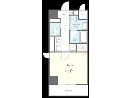 レーベン御器所(1K/3階)の間取り写真