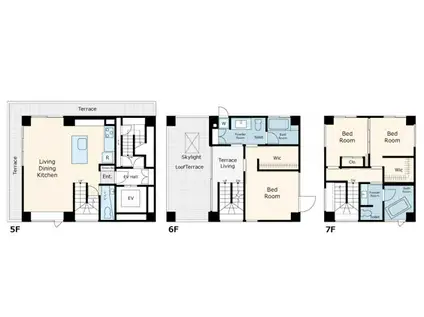 ARROWS イースト アローズイースト(3LDK/5階)の間取り写真