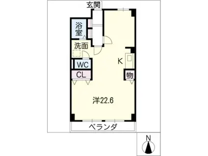 小野マンション(2LDK/2階)の間取り写真