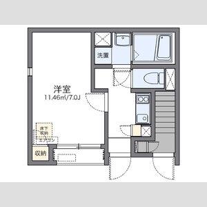 レオネクストCREA石神井台(1K/1階)の間取り写真