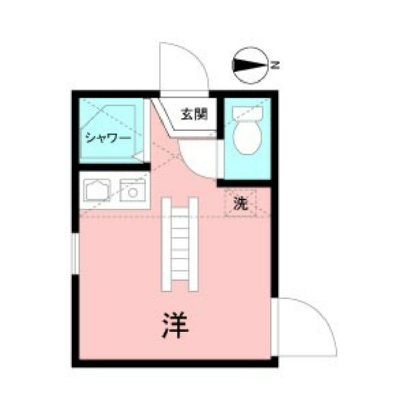 フェリスセーマ(ワンルーム/2階)の間取り写真