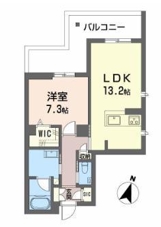 ベル エ ロンプラージュ(1LDK/3階)の間取り写真