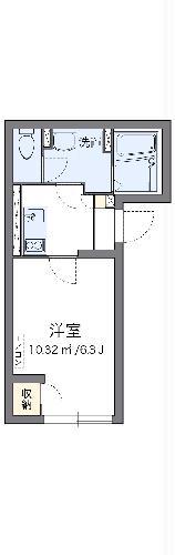 クレイノエトワールK品川(1K/1階)の間取り写真