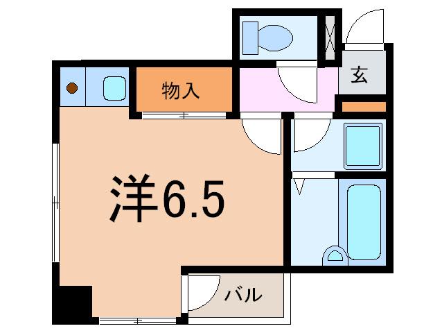 瀬田FLATS(ワンルーム/5階)の間取り写真