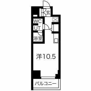 スパシエステージ池袋西(ワンルーム/9階)の間取り写真