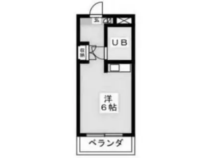 メゾン南橋本(1K/2階)の間取り写真