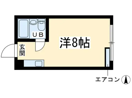 チサンマンション第3新大阪(ワンルーム/5階)の間取り写真