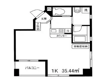 スプリーム北上野(ワンルーム/6階)の間取り写真