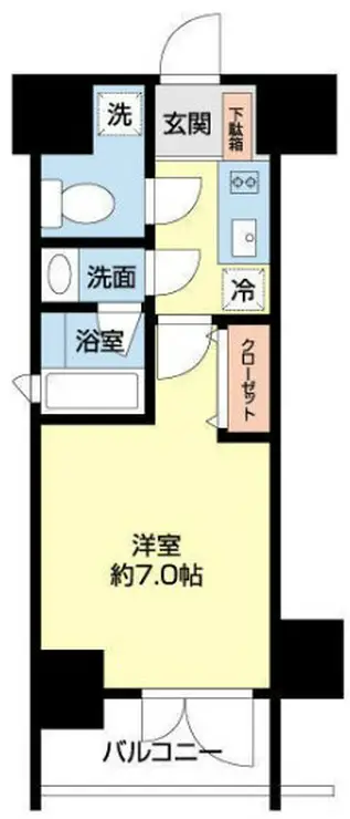 ピアース南麻布 10階階 間取り