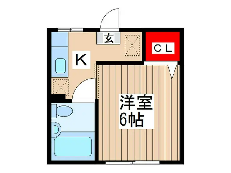 サウスハイム 1階階 間取り