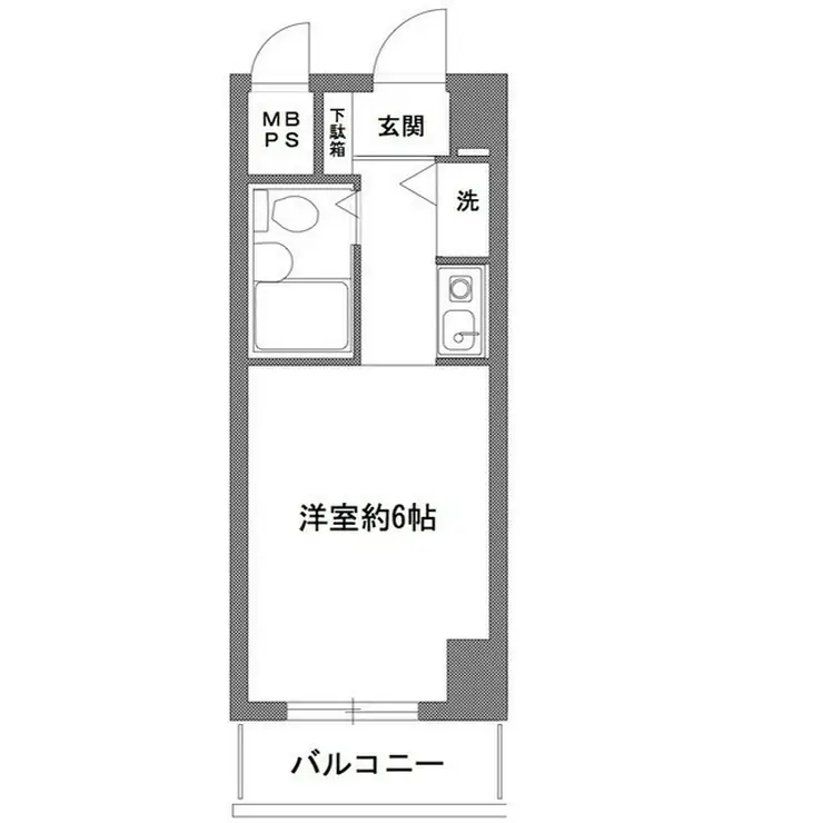 モナークマンション西川口 8階階 間取り
