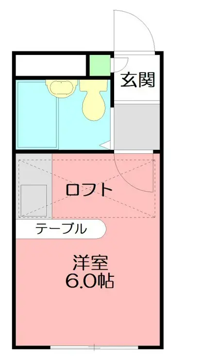 シャレー大船 1階階 間取り