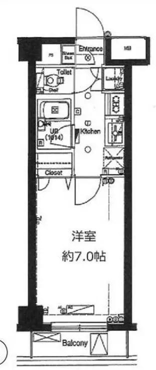 レナトゥス四谷 3階階 間取り