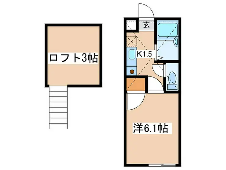 ロータス西生田 2階階 間取り