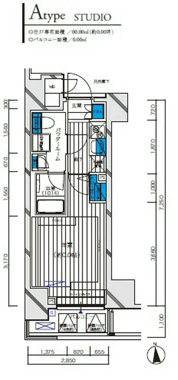 メインステージ八王子TokyoWest 5階階 間取り