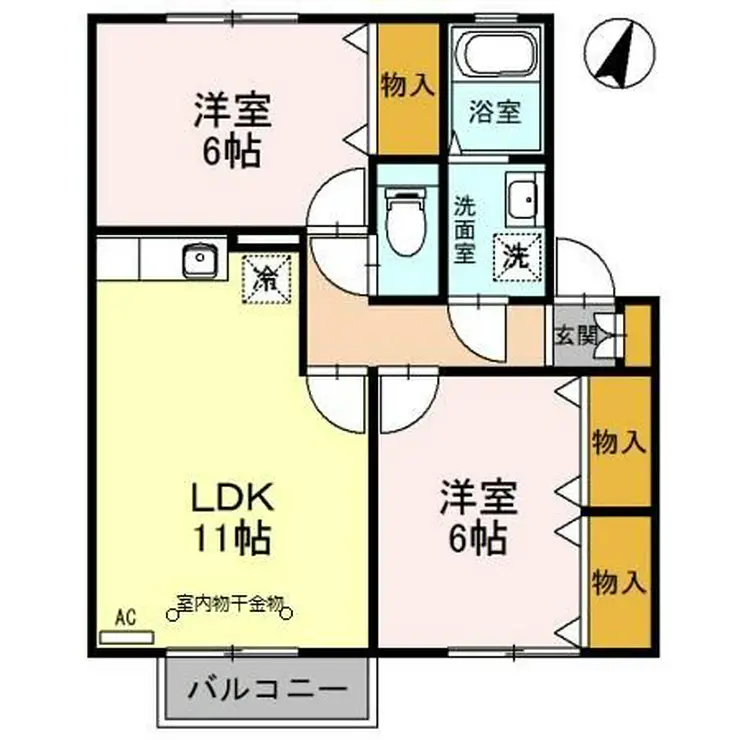 SKT壱番館 2階階 間取り