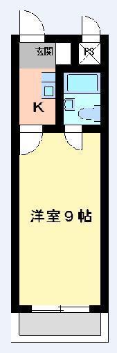 サンクリエート彦根(1K/4階)の間取り写真