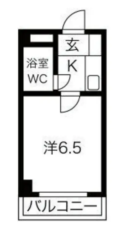 ハイシティ横浜元町 1階階 間取り