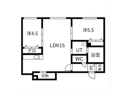 ONE STAGE琴似 (2LDK/4階)の間取り写真