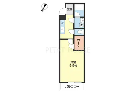 フジパレスY&T(1K/1階)の間取り写真