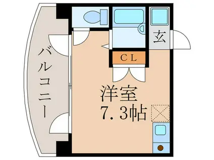 REBANGAAP 新大阪ステーションフロント(ワンルーム/7階)の間取り写真