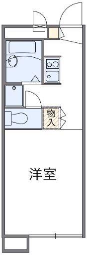 レオパレスさくら(1K/2階)の間取り写真