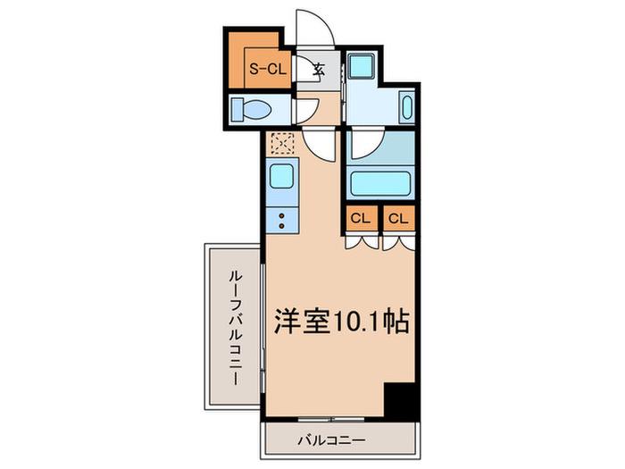 カーサスプレンディッド小石川(ワンルーム/5階)の間取り写真
