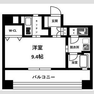 ES-GRANDE江坂公園(1K/3階)の間取り写真