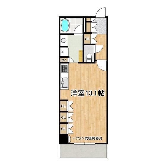 リリーベル高円寺駅前サーモス(ワンルーム/7階)の間取り写真