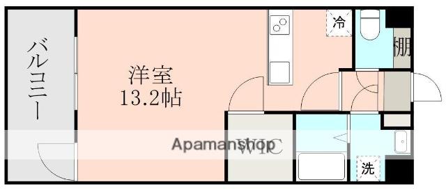 PORTO CASA(1LDK/2階)の間取り写真
